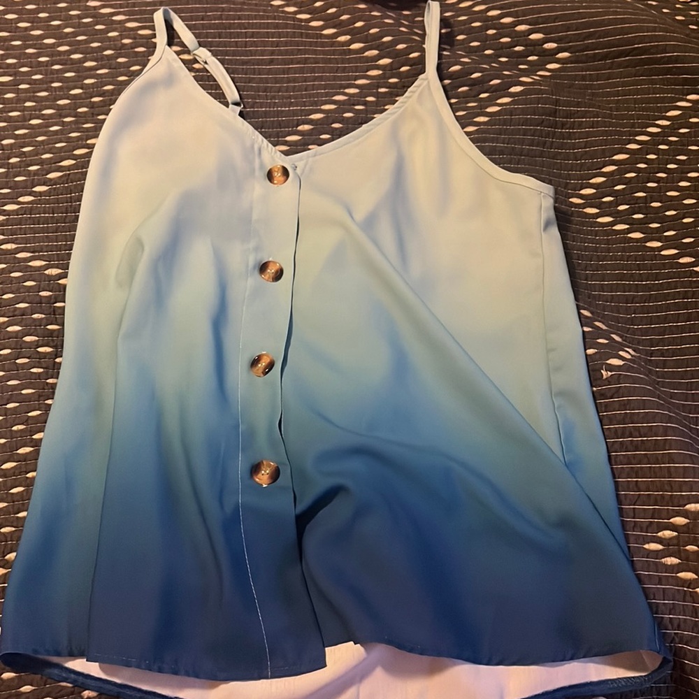 Women’s Blue and light blue tanks top